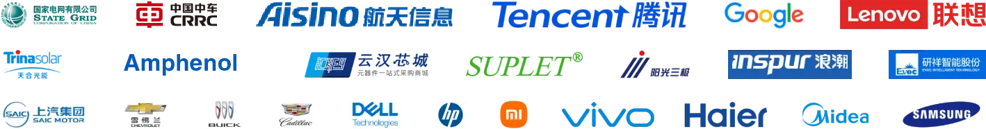 全球知名合作客户